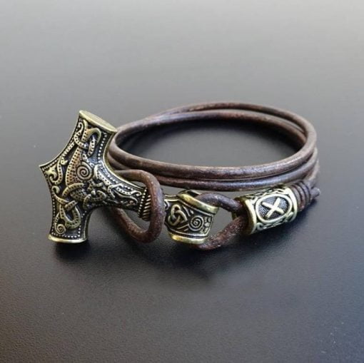 Viaings Thor's Hammer Bracelet