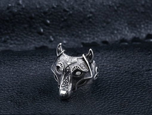 nordic wolf ring