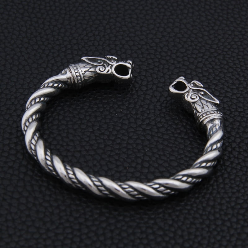 Viking Dragon Bangle Bracelet - Viking Style