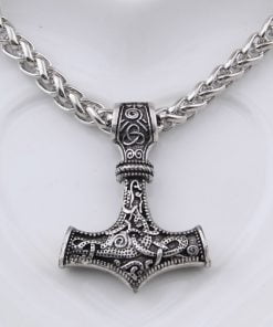 silver viking pendant