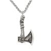 viking axe pendant necklace
