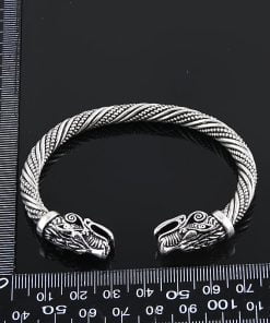 wolf head bracelet