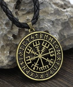 vegvisir runic necklace