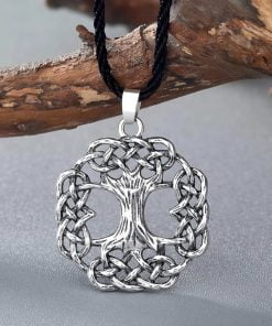 yggdrasil metal necklace