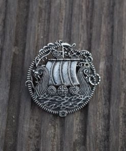 viking ship brooch