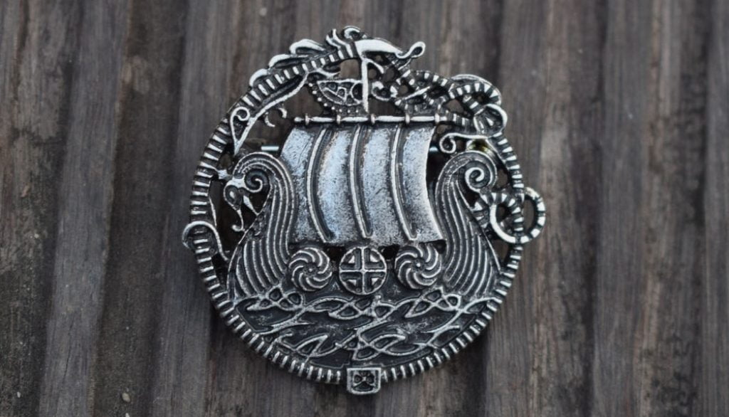 Viking Ship Brooch