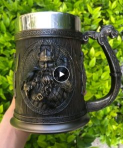 Viking Thor Mjolnir Drinking Mug