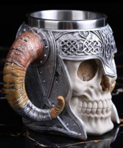 Warrior Skull Helmet Mug