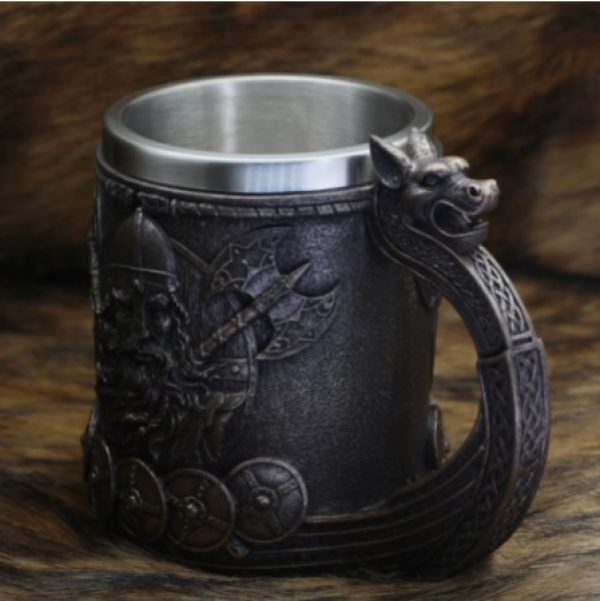 Viking Ship Draon Drakkar Tankard Mug