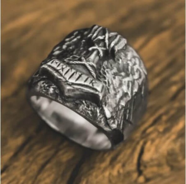 Mjolnir Thor Hammer Viking Ring