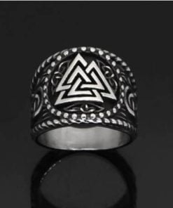 Norse Valknut Knot Viking Ring