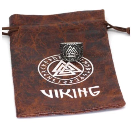 Norse Valknut Knot Viking Ring - Viking Style