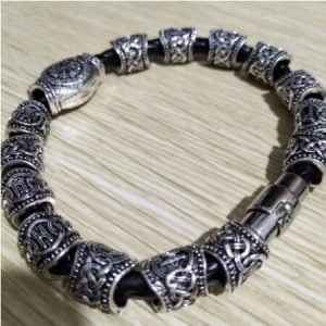 Runes Beads Viking Bracelet - Viking Style
