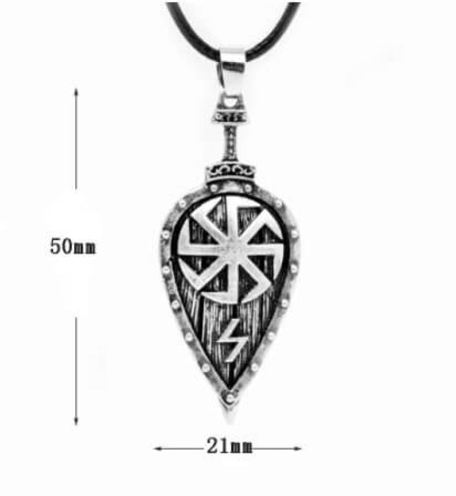 Shield Pendant Viking Necklace - Viking Style