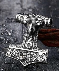 Viking Mjolnir Pendant Necklace