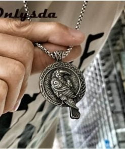 Viking Necklace Nordic Odin Rune