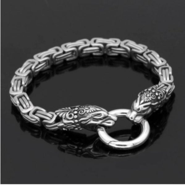 Viking Odin Wolf Bracelet