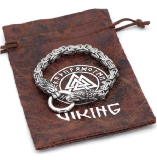 Viking Odin Wolf Bracelet
