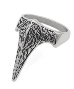 Viking Raven Сlaw Ring