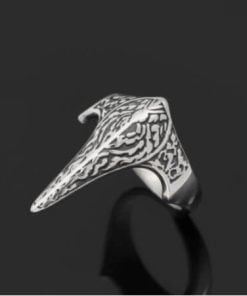 Viking Raven Сlaw Ring