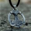 Viking Thor Hammer Pendant Necklace
