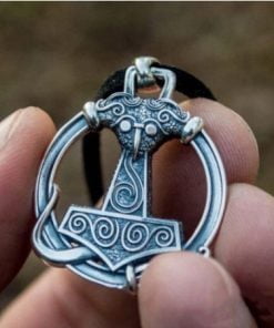 Viking Thor Hammer Pendant Necklace