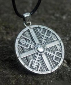 Vintage Nordic Compass Pendant Necklace