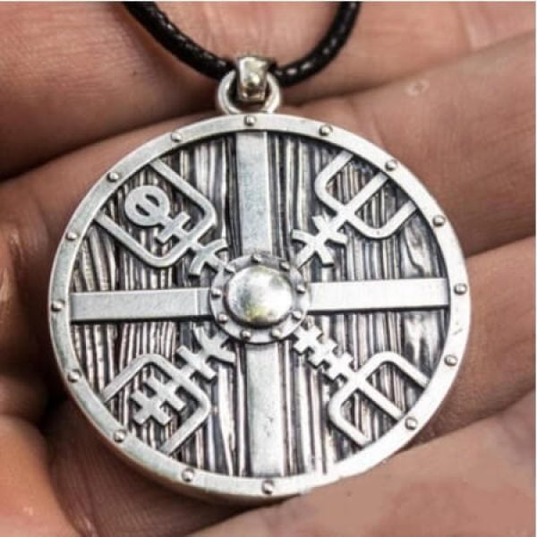 Vintage Nordic Compass Pendant Necklace