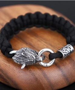 Viking Women Snake Head Lanyard Bracelet