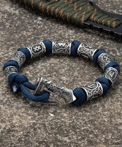 viking bracelet blue