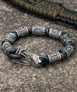 viking bracelet green