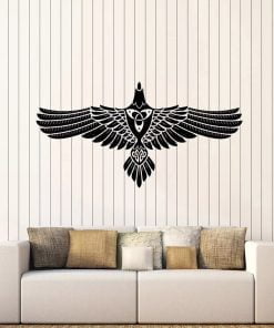 Abstract Crow Pattern Wall Sticker