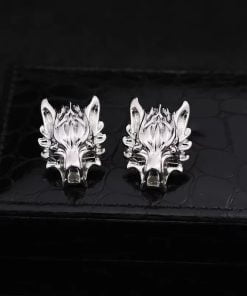 Chain Wolf Brooches