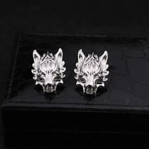 Chain Wolf Brooches