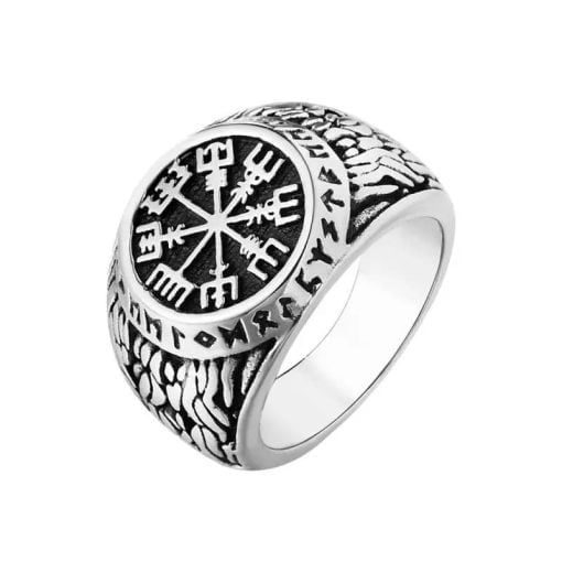 Compass Pattern Ring