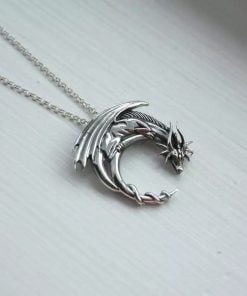 Sleeping dragon necklace