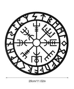 Vegvisir Runes And Symbols Decor