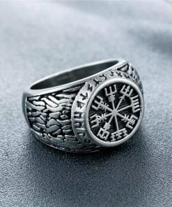 Viking Compass Pattern Ring