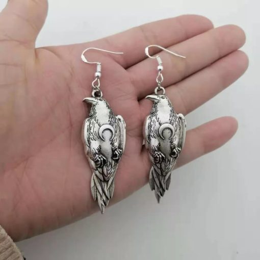 Viking Raven Earrings