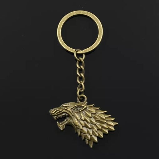 Viking Wolf Key Chain