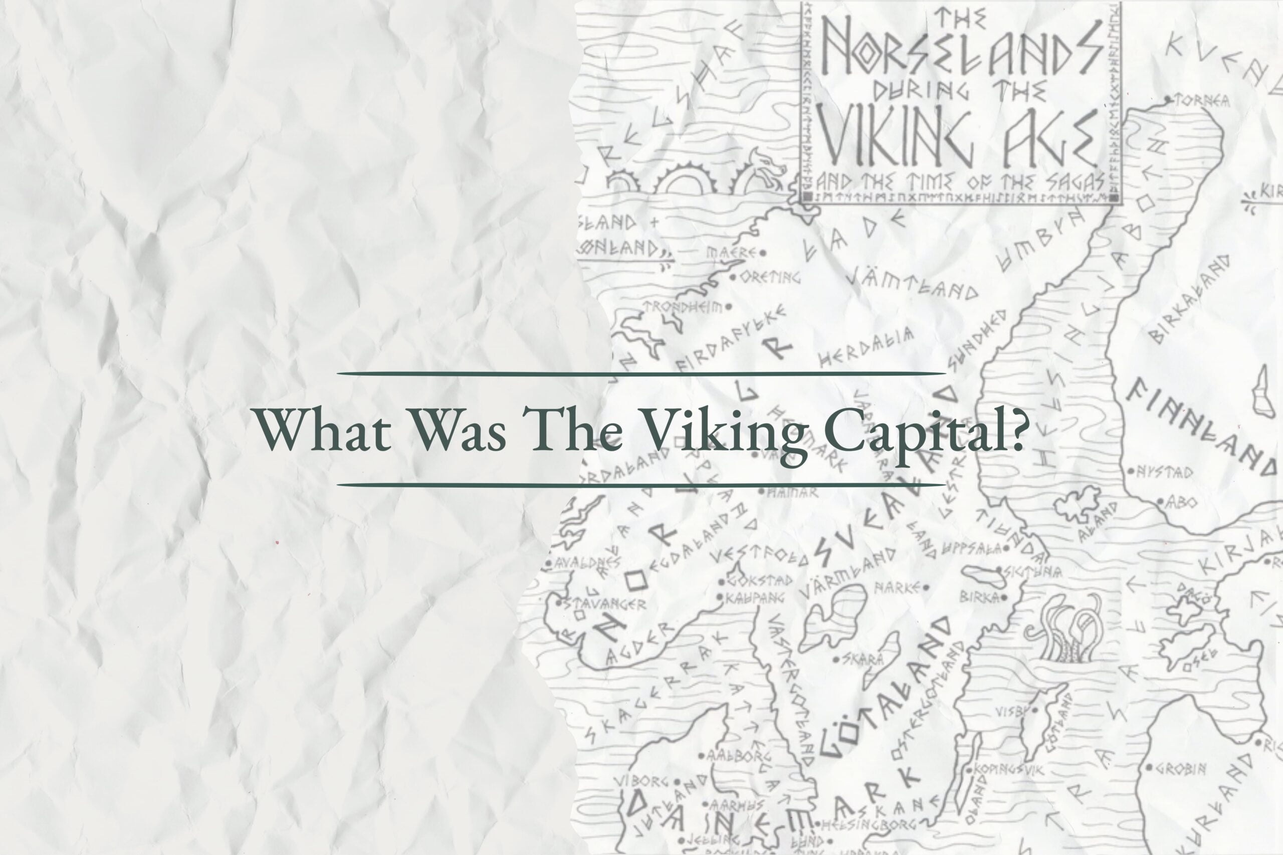 What Was The Viking Capital? - Viking Style