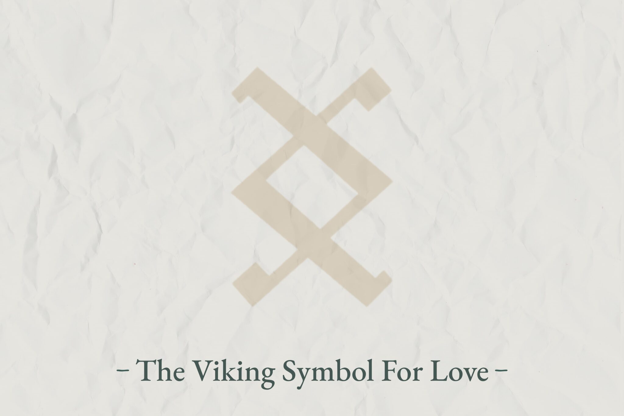 Find Out Why the Viking Symbol for Love Looks So Lovely - Viking Style