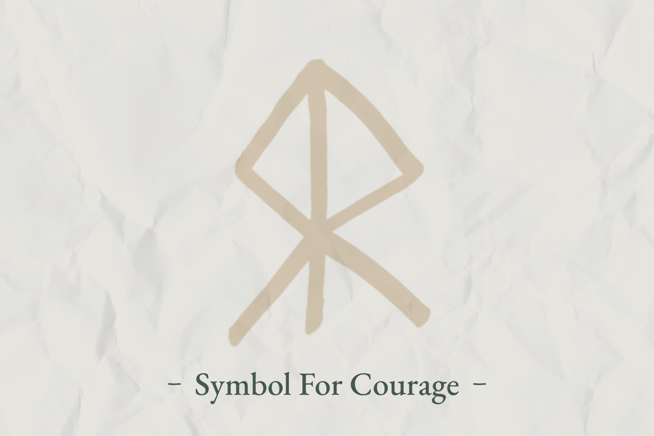 ancient symbols of courage