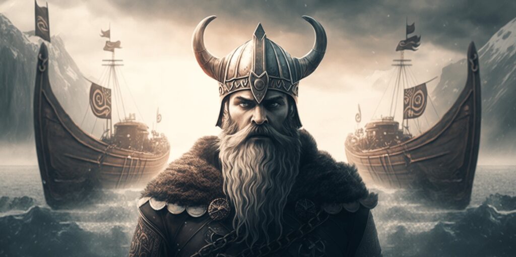 Vikings Wear Helmets With Horns