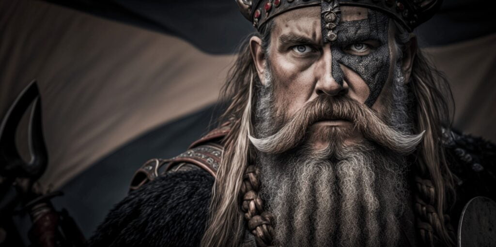 Vikings face paint