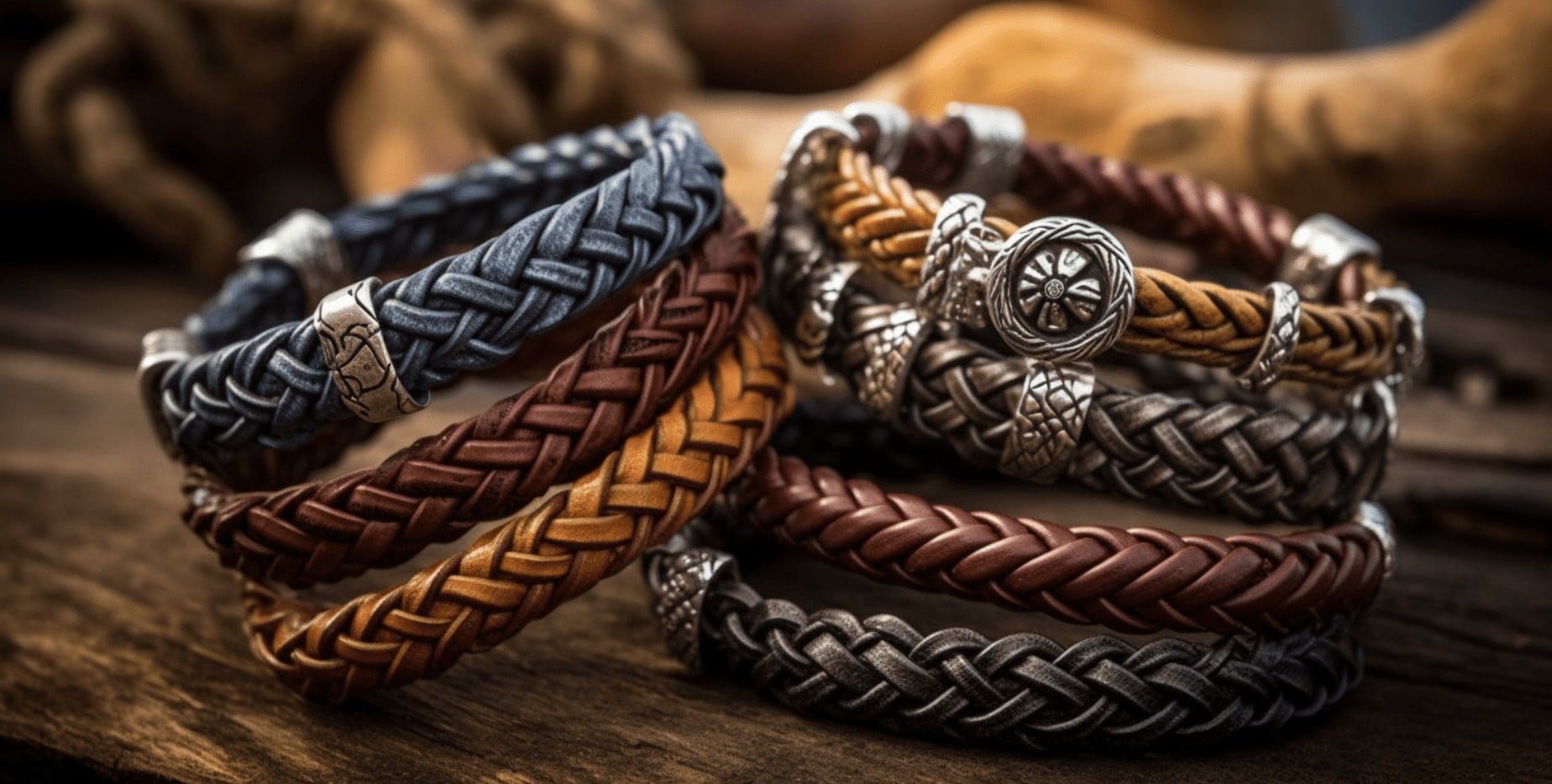 Braided Leather Bracelet - Style and Size Options to Make