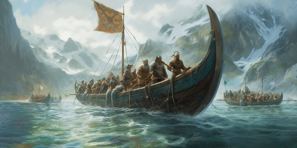 Viking fishing boats