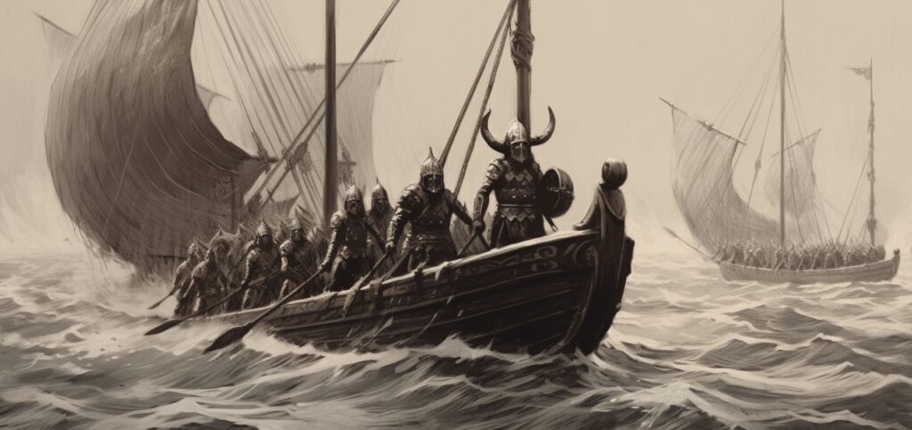 Vikings Ancient Drawings