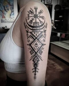 Kenaz rune tattoo