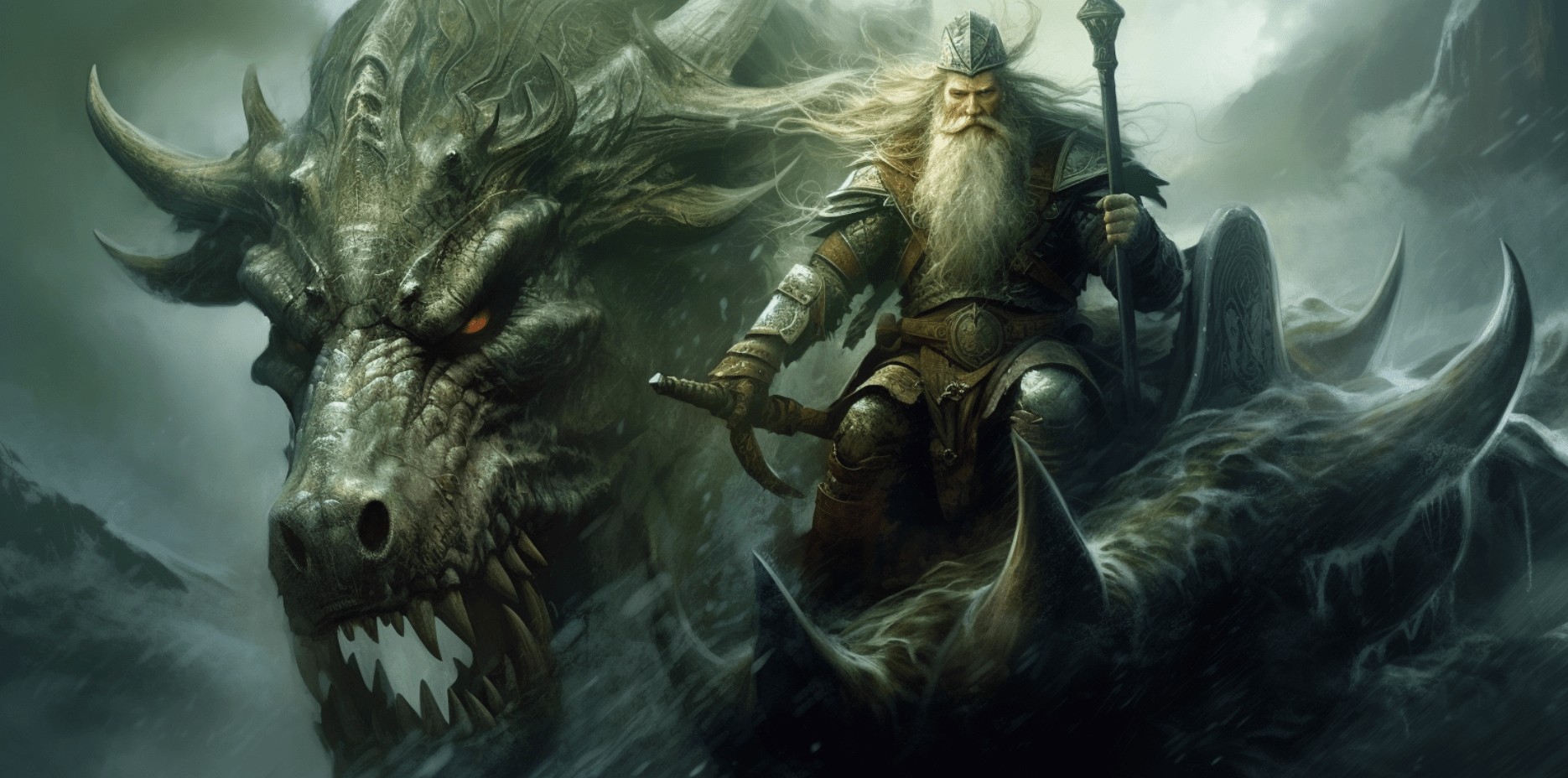 Are There Dragons In Norse Mythology? - Viking Style